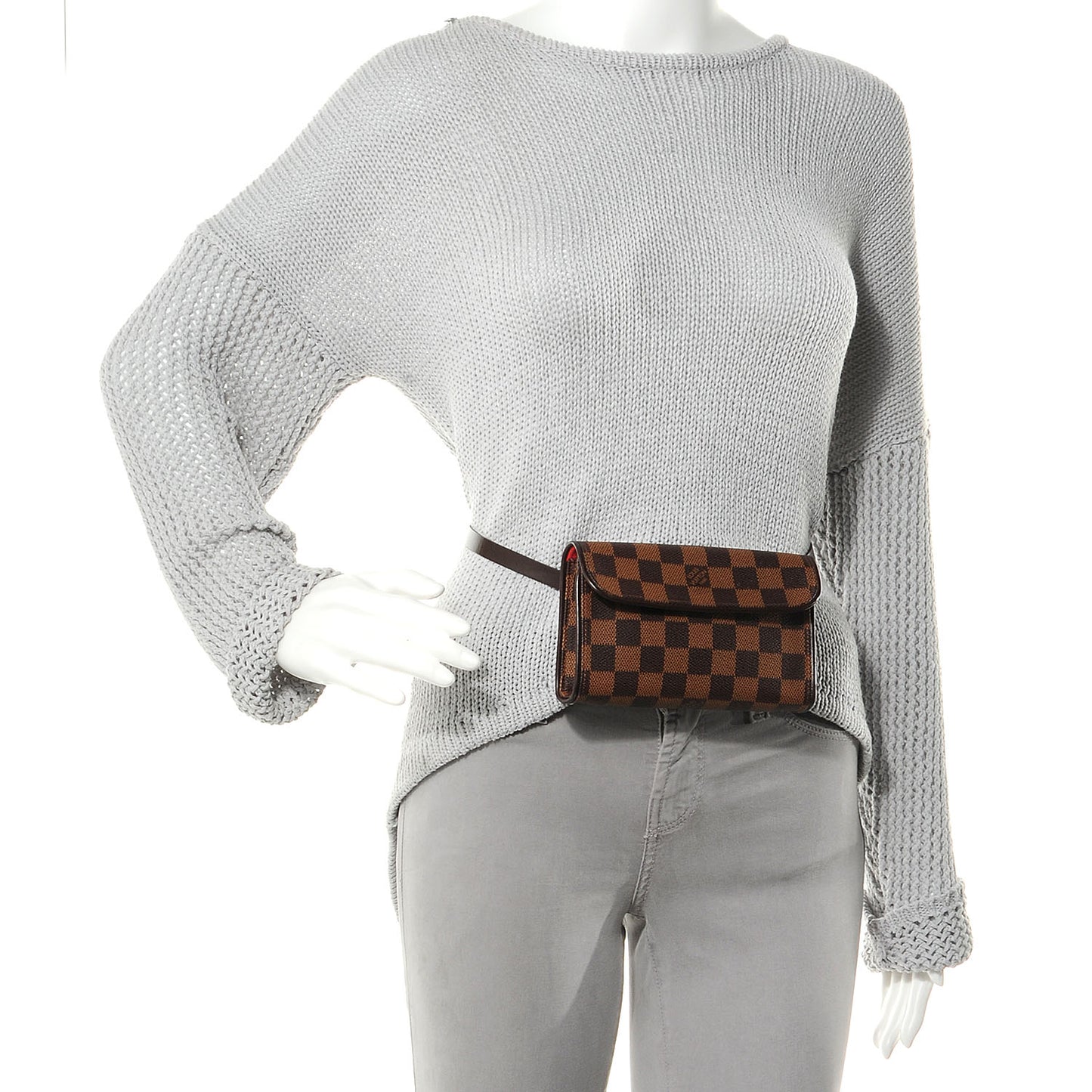 Damier Ebene Pochette Florentine Extra Small