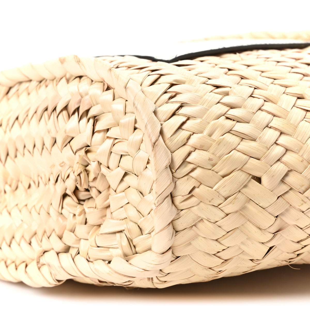 Loewe Raffia Drawstring Basket Tote Bag Natural White 9 of 9
