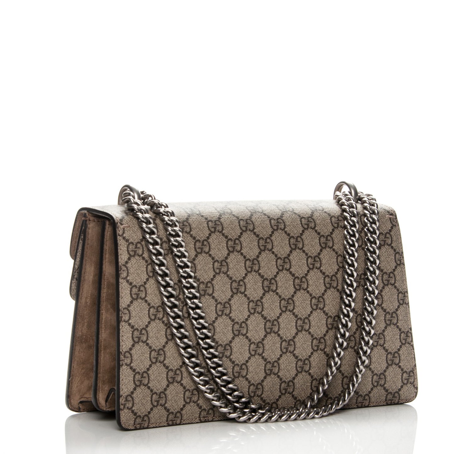 GG Supreme Monogram Small Dionysus Shoulder Bag Taupe