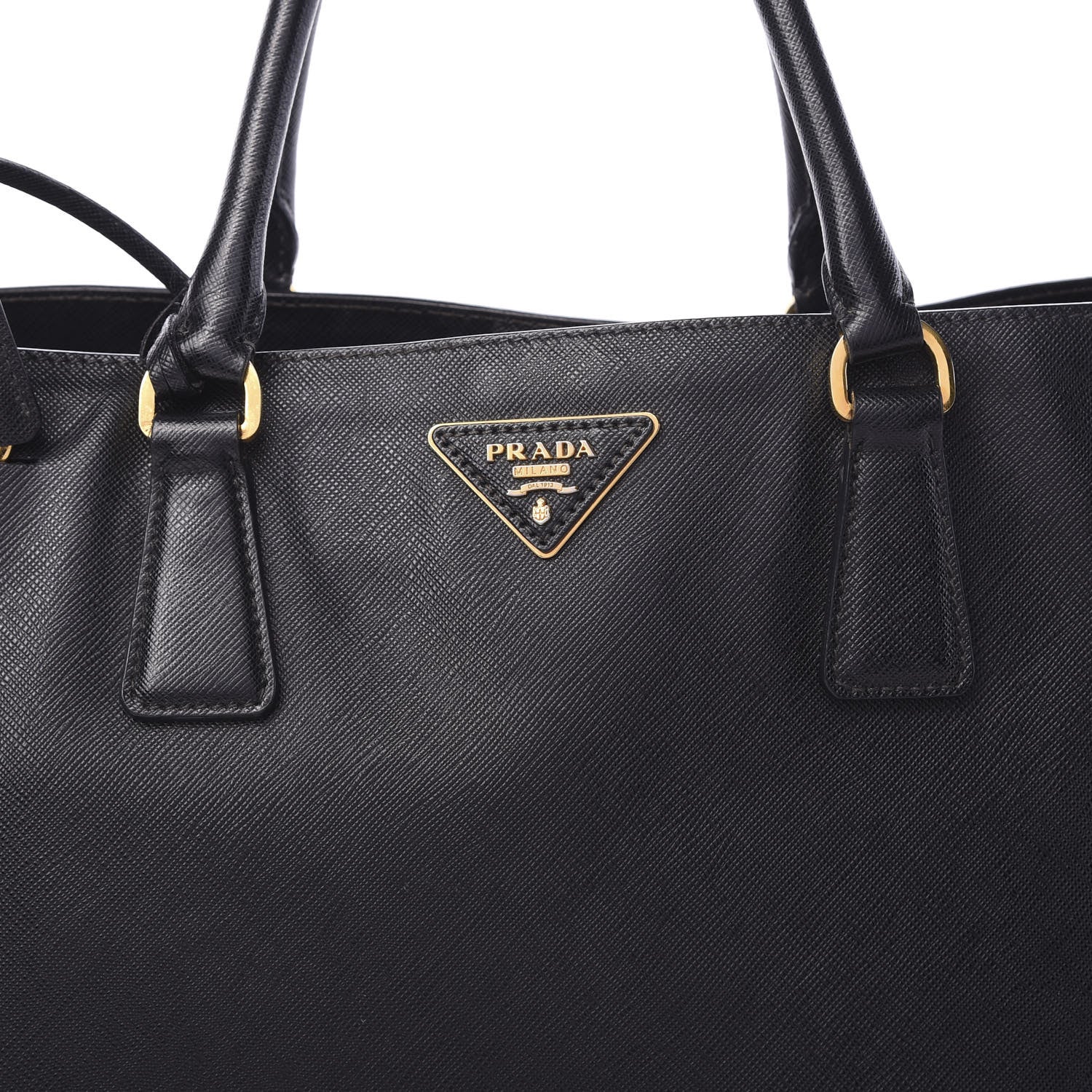 Prada Saffiano Lux Medium Tote Black 7 of 18