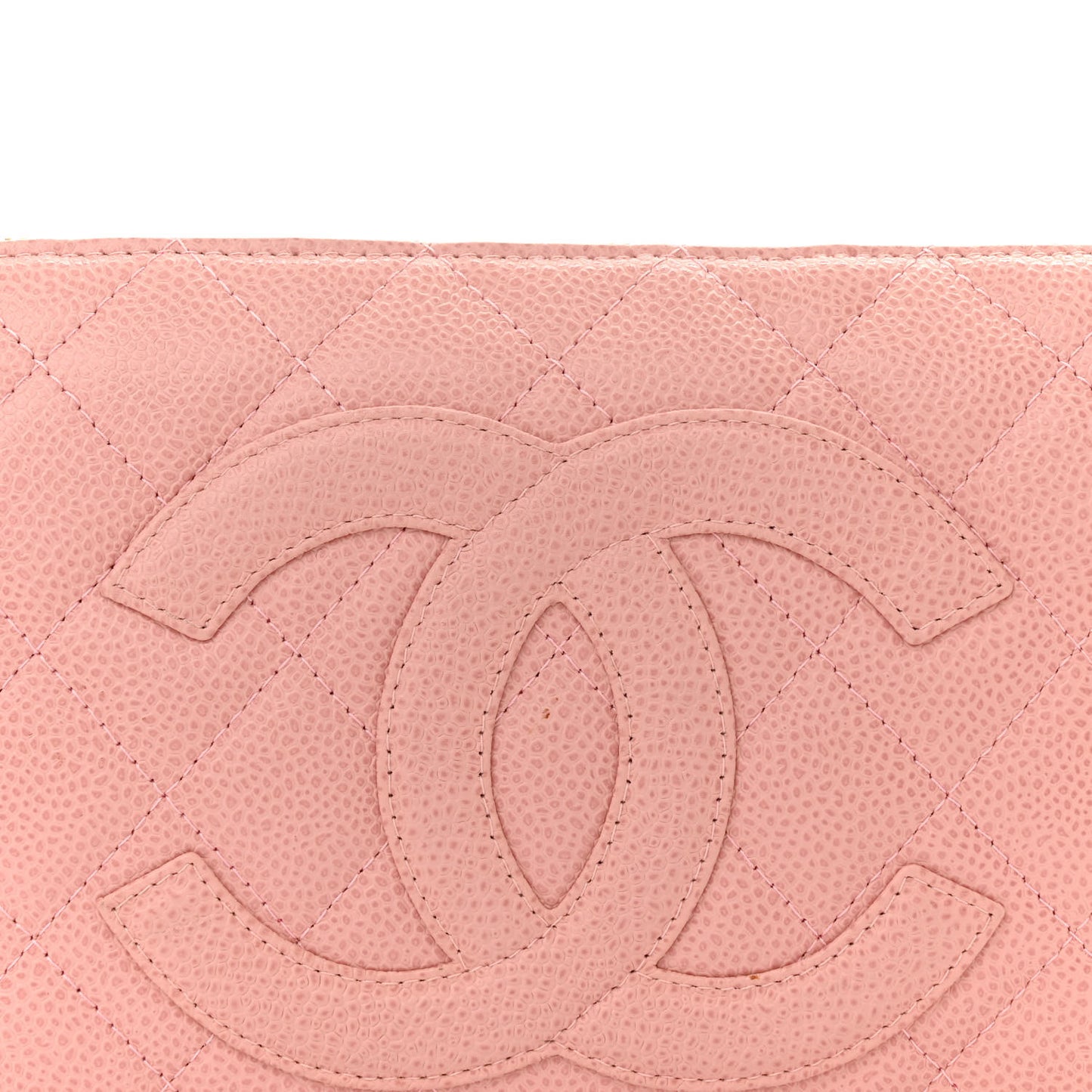 Caviar Quilted Timeless CC Shoulder Bag Pink