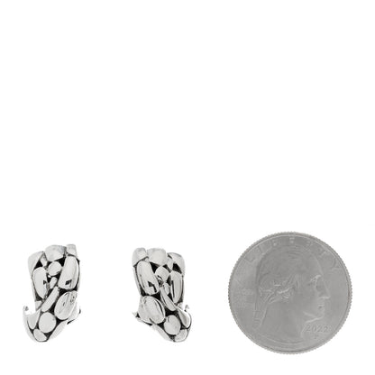 John Hardy Sterling Silver Kali Cross Hoop Earrings 2 of 4