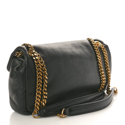 Saint Laurent Grained Lambskin Calypso Black 2 of 8