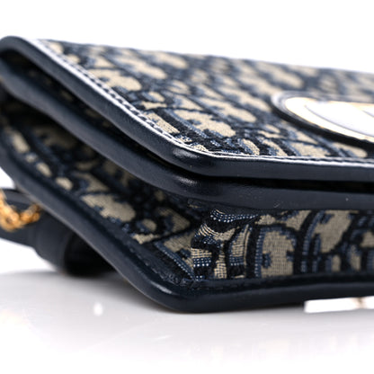 Christian Dior Oblique 30 Montaigne 2-In-1 Pouch Blue 7 of 9