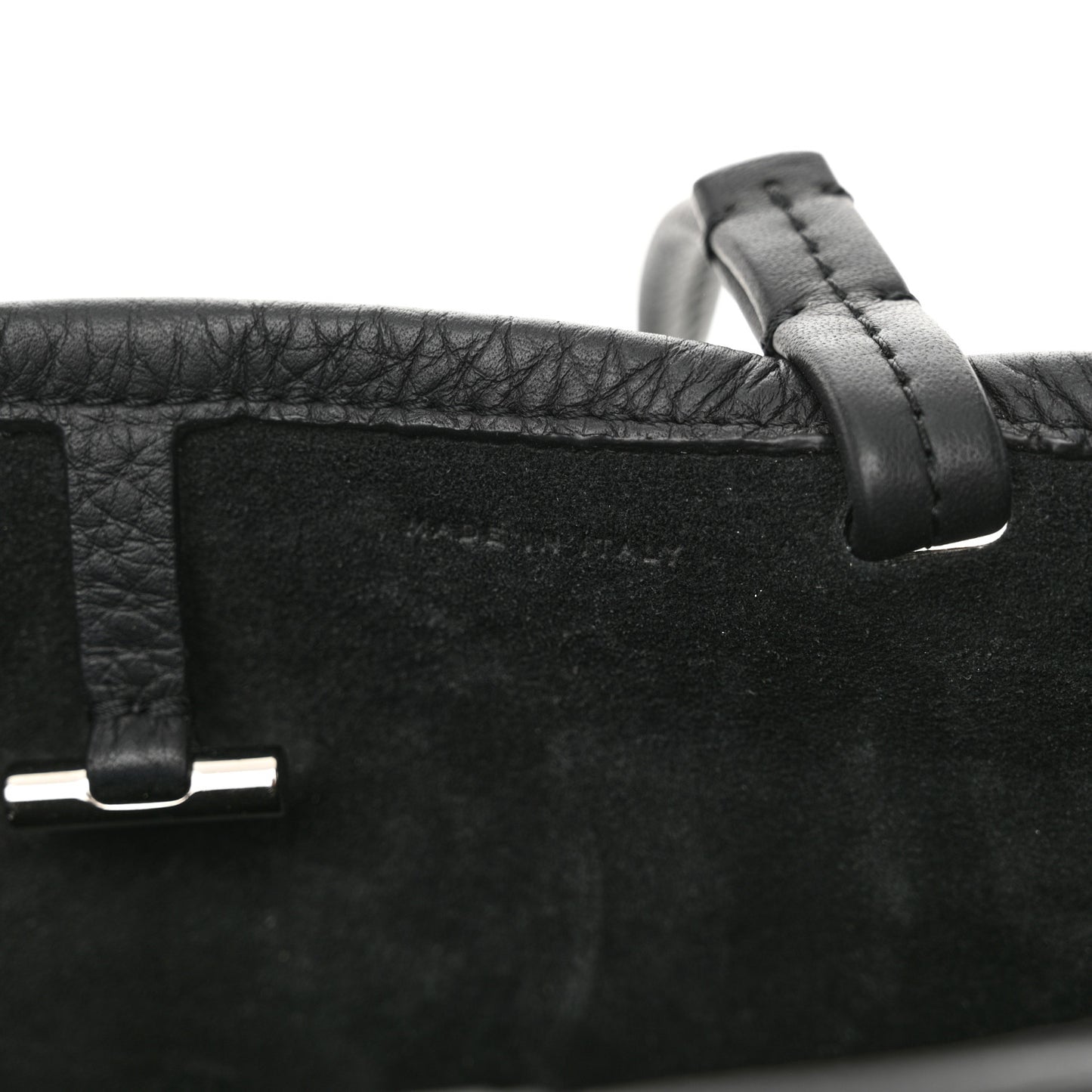 Grained Calfskin Small Park Tote Black