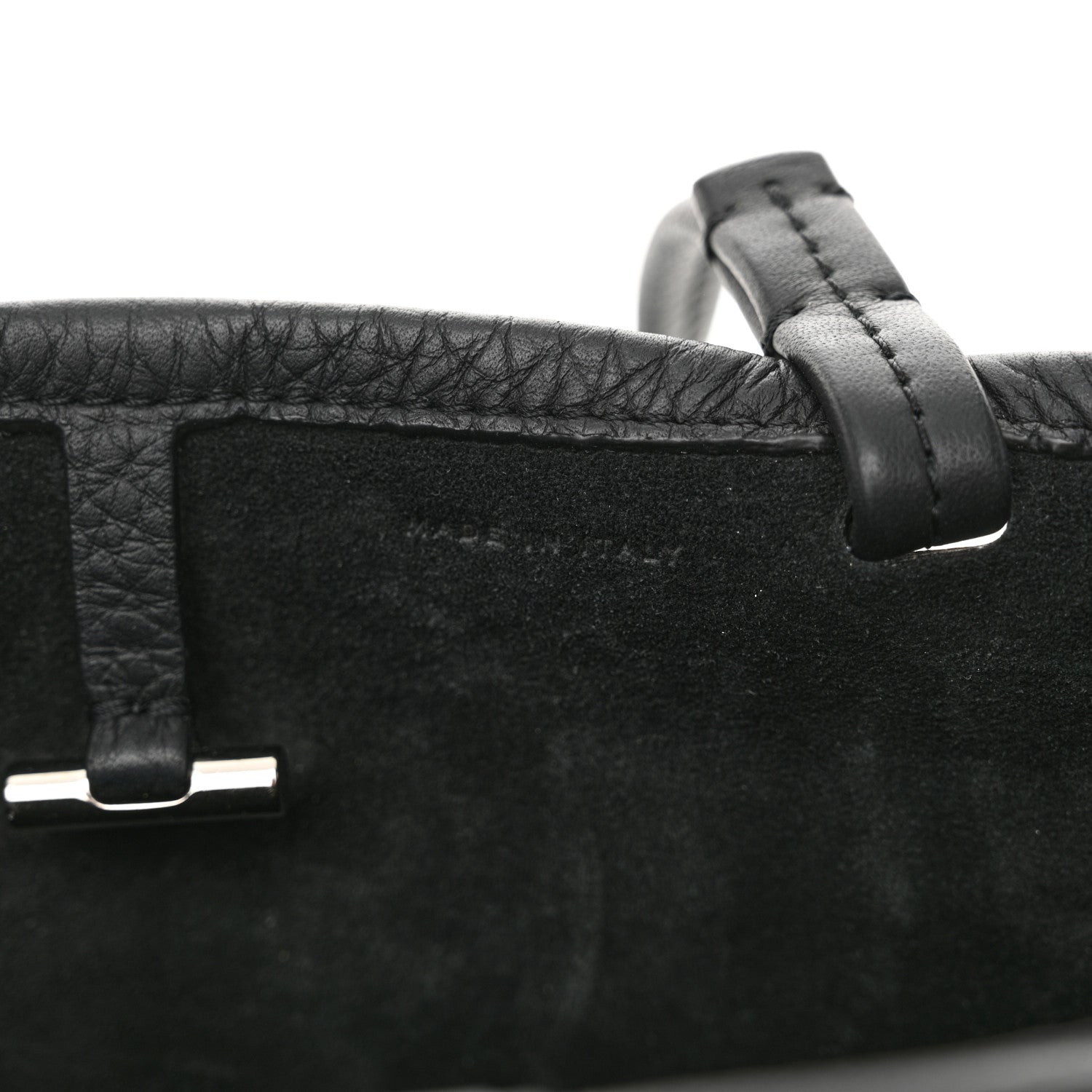 The Row Grained Calfskin Small Park Tote Black 7 of 10