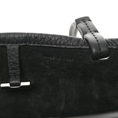 The Row Grained Calfskin Small Park Tote Black 7 of 10