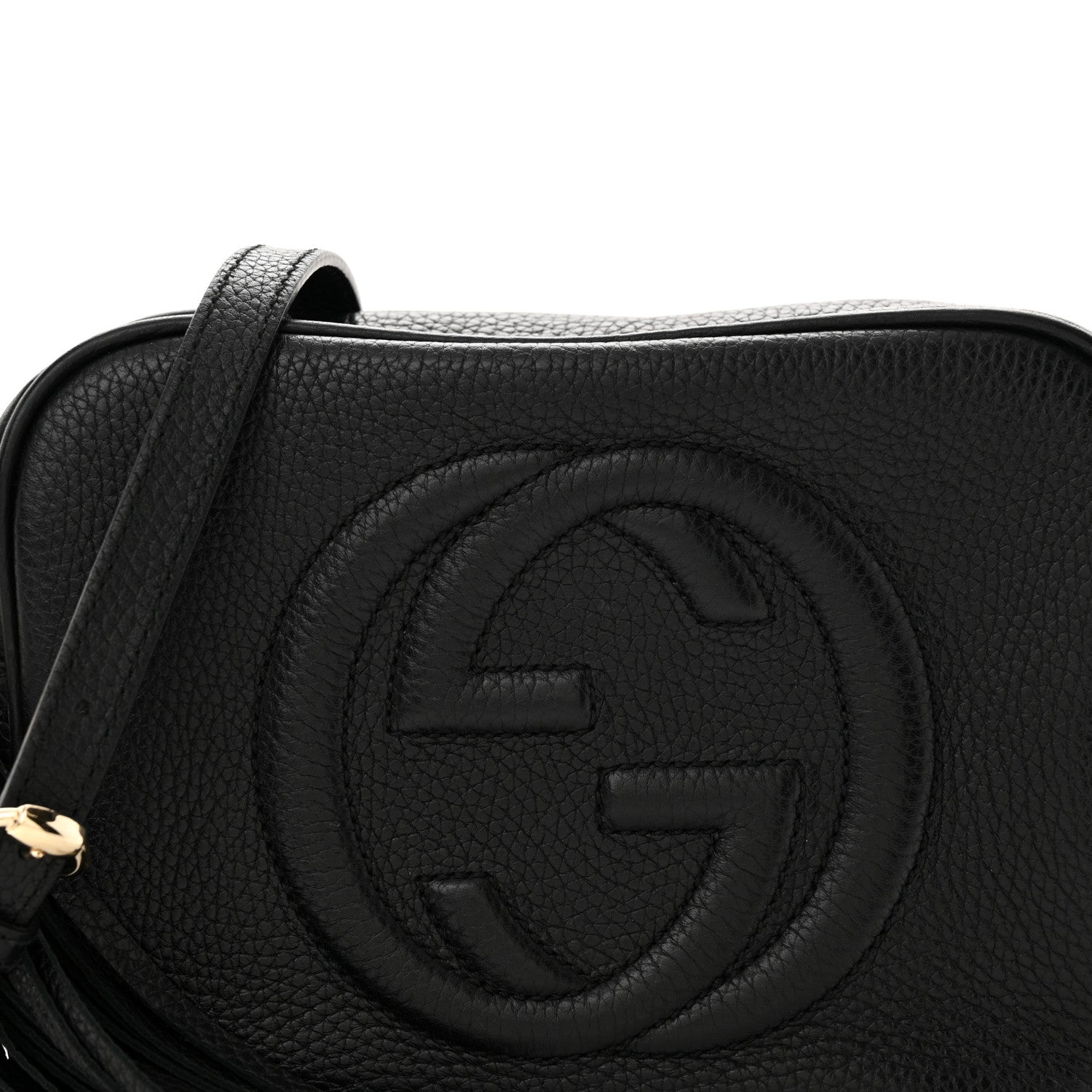 Gucci Pebbled Calfskin Small Soho Disco Bag Black 8 of 12