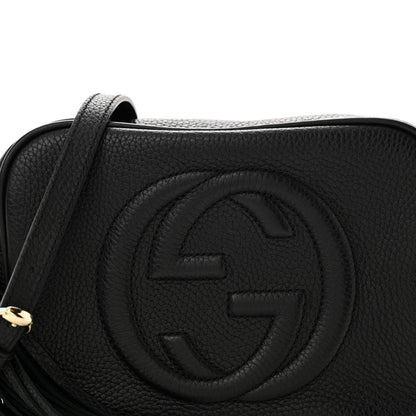 Gucci Pebbled Calfskin Small Soho Disco Bag Black 8 of 12