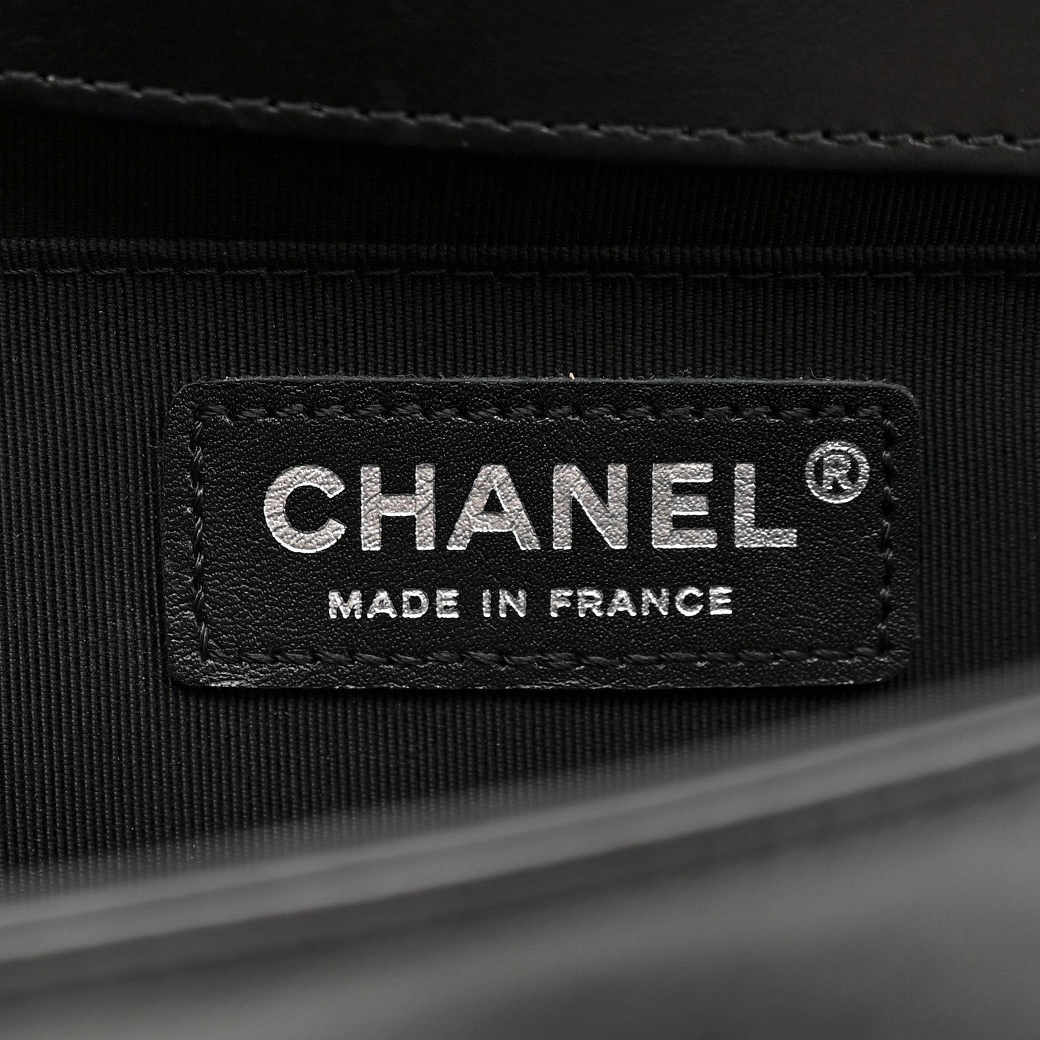 Chanel Glitter Glazed Calfskin Medium Boy Flap Black 6 of 10