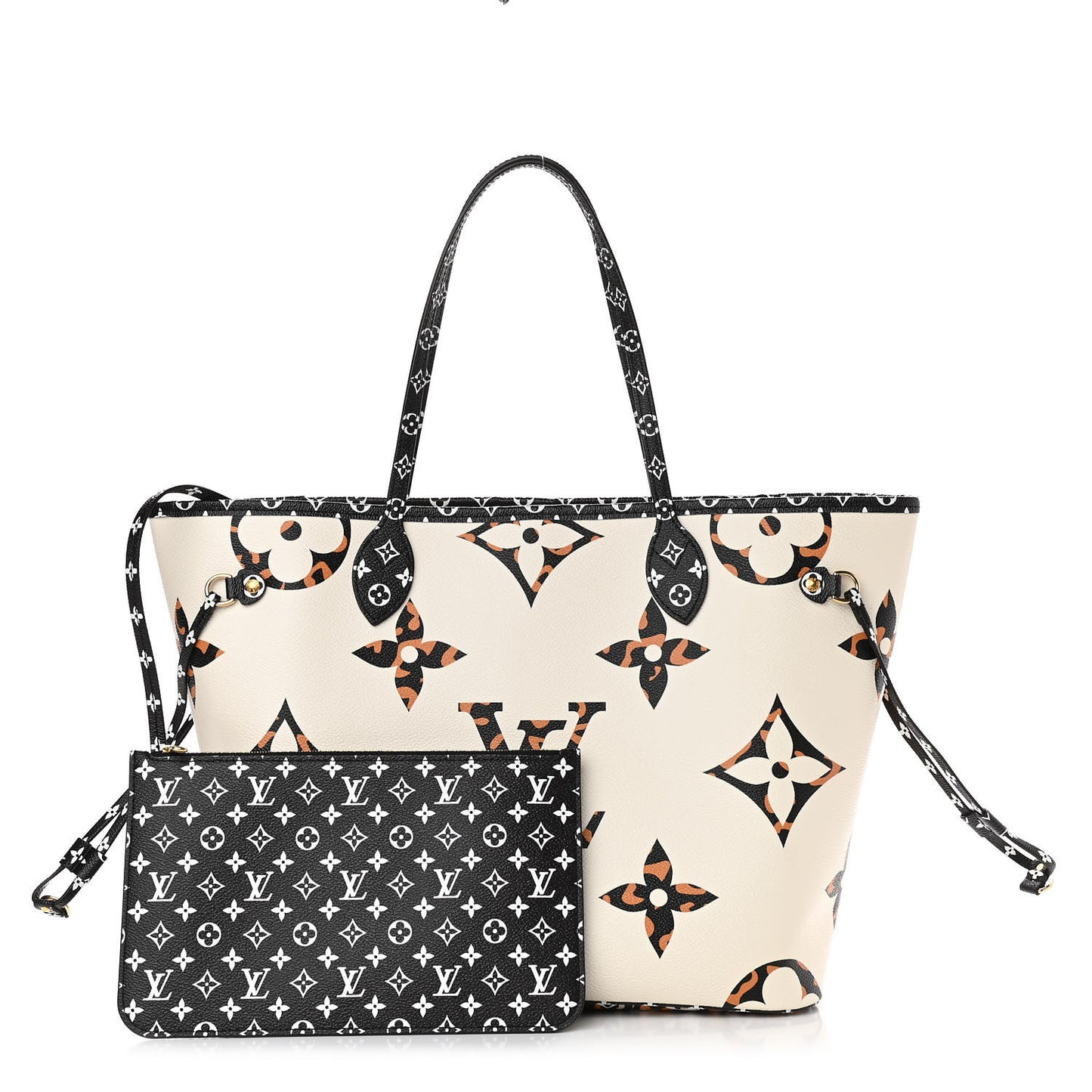 Monogram Giant Jungle Neverfull MM Ivory