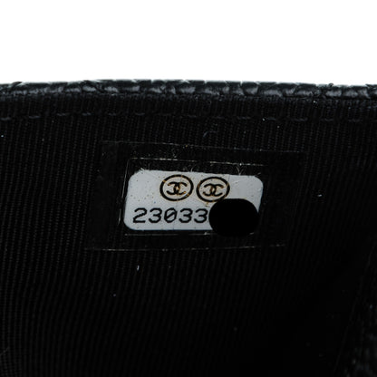 Chanel Caviar Quilted Flap Card Holder Black 8 of 8