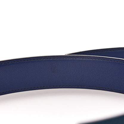 Hermes Epsom Swift H Belt 90 Colvert Bleu Saphir 10 of 11