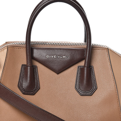 Givenchy Sugar Goatskin Small Tri-Color Antigona Beige Camel Brown 8 of 10