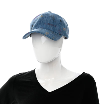 Chanel Denim Mood Cap Hat Blue 2 of 8