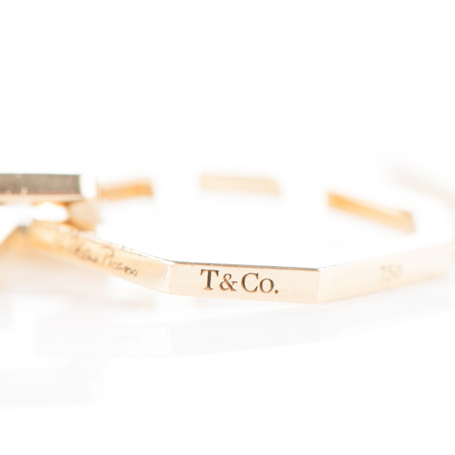 Tiffany 18K Yellow Gold Medium Zellige Link Bracelet 5 of 7