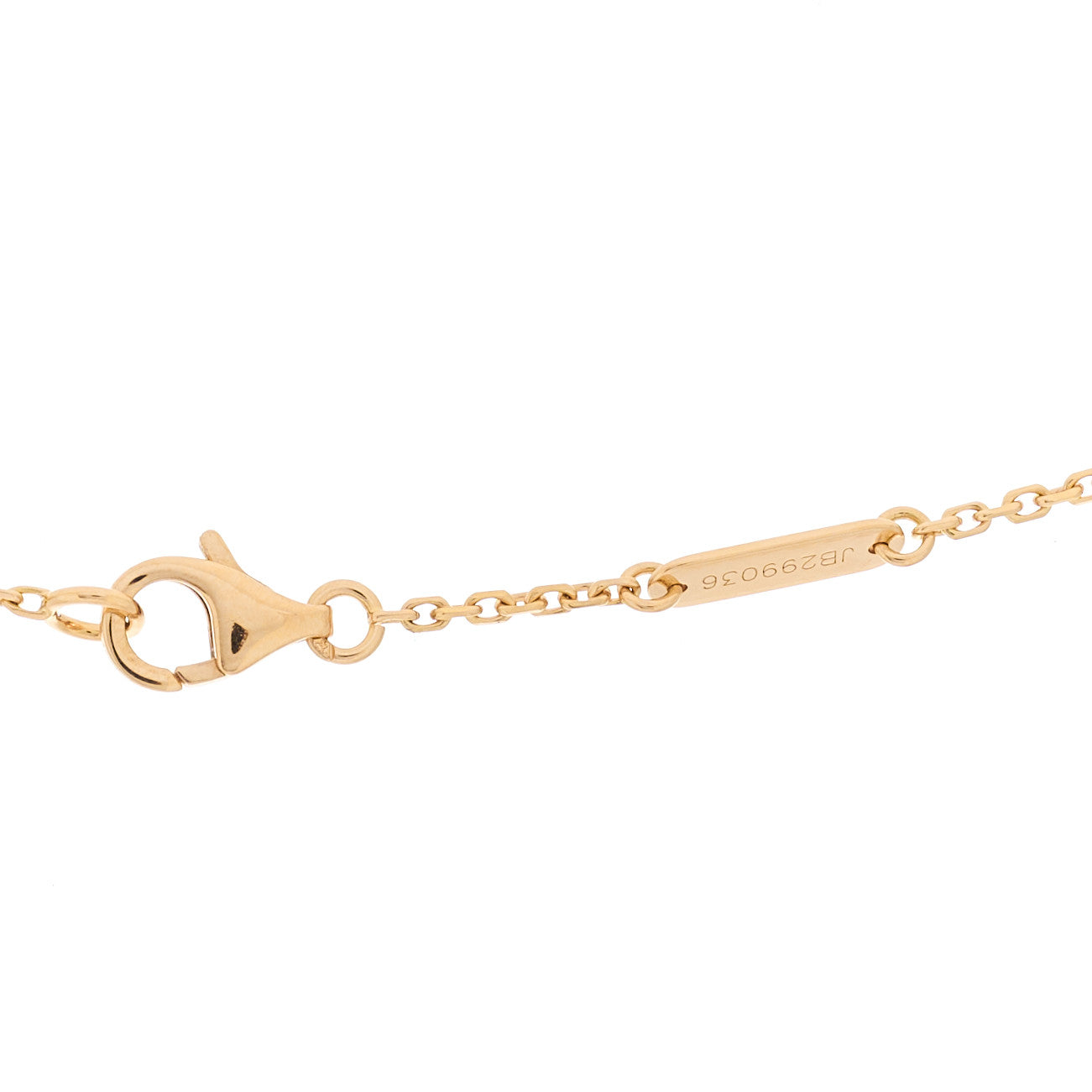 Van Cleef & Arpels 18K Rose Gold Diamond Mother of Pearl Vintage Alhambra Pendant Necklace 5 of 5