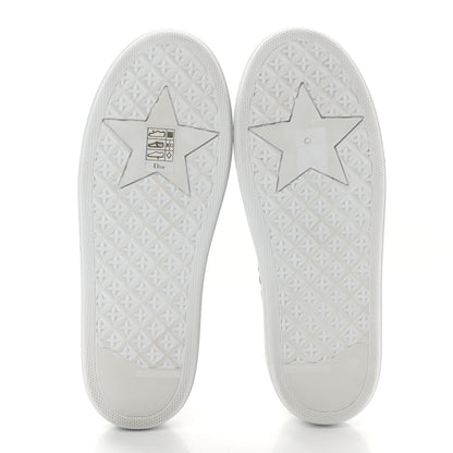 Christian Dior Canvas Oblique Embroidered Womens Solar Slip On Sneakers 37 Grey Stone 5 of 9