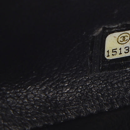 Chanel Patent Quilted Clutch with Chain Flap Black 7 of 7