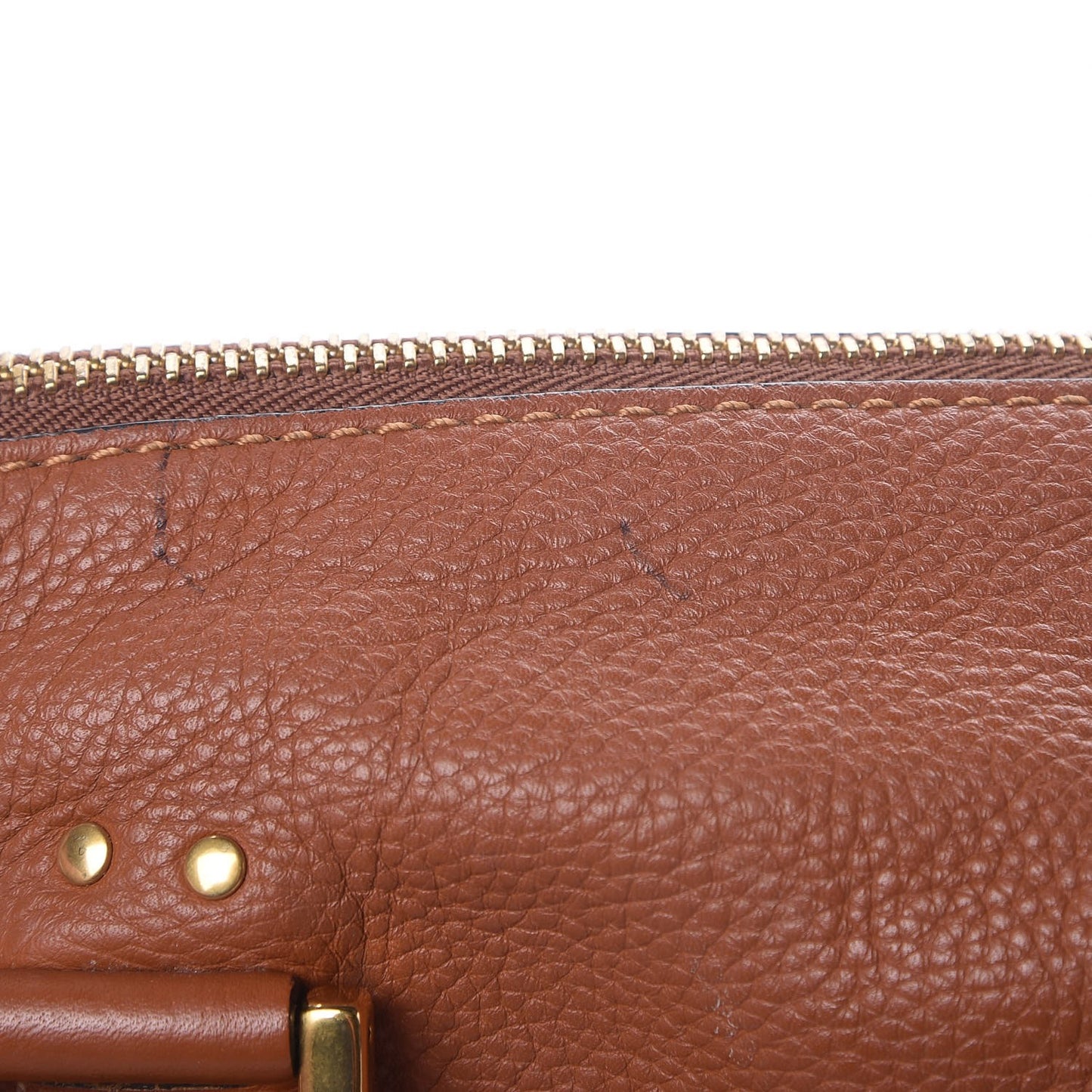 Calfskin Medium Marcie Satchel Tan