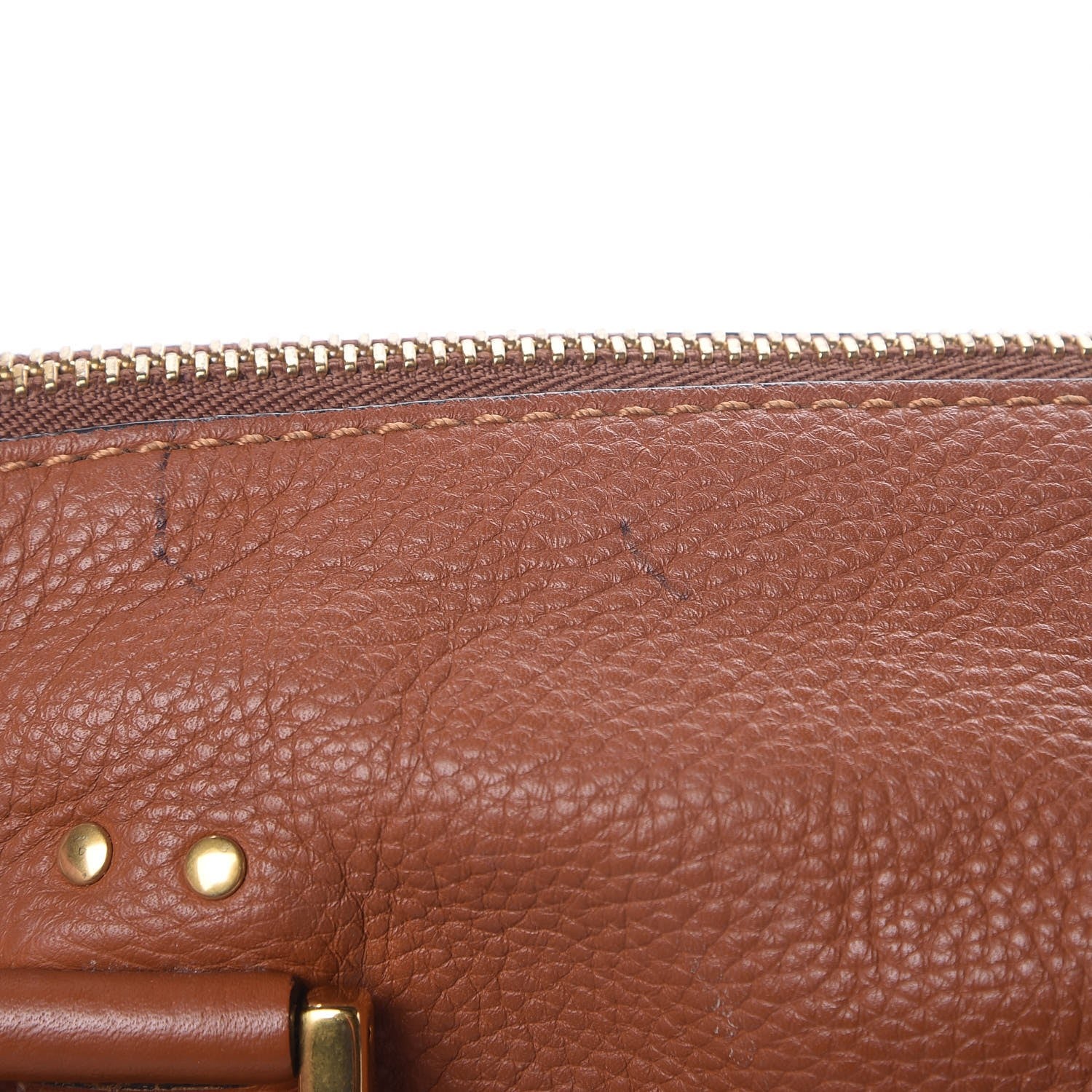 Chloe Calfskin Medium Marcie Satchel Tan 11 of 15