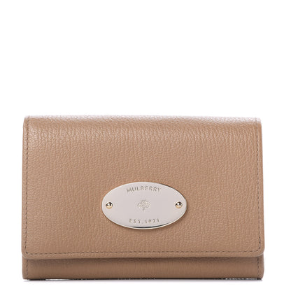 Mulberry Glossy Goatskin French Purse Wallet Beige 1 of 6