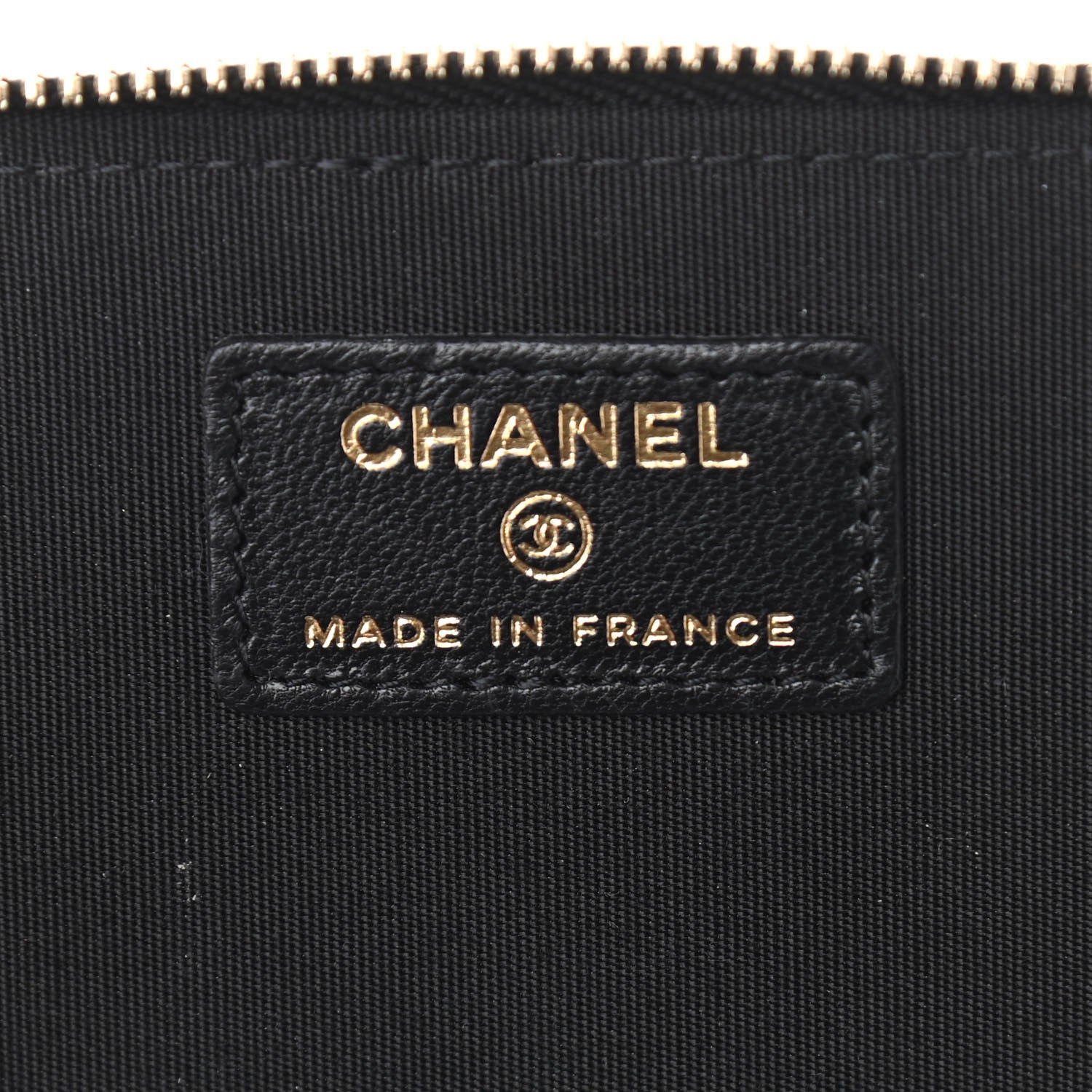 Chanel Lambskin Quilted Small Top Handle Vanity Case With Chain Black 6 of 11
