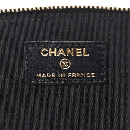 Chanel Lambskin Quilted Small Top Handle Vanity Case With Chain Black 6 of 11