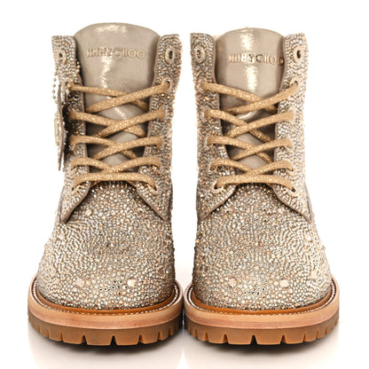 Jimmy Choo X TIMBERLAND Swarovski Crystal Ankle Boots 9 2 of 9