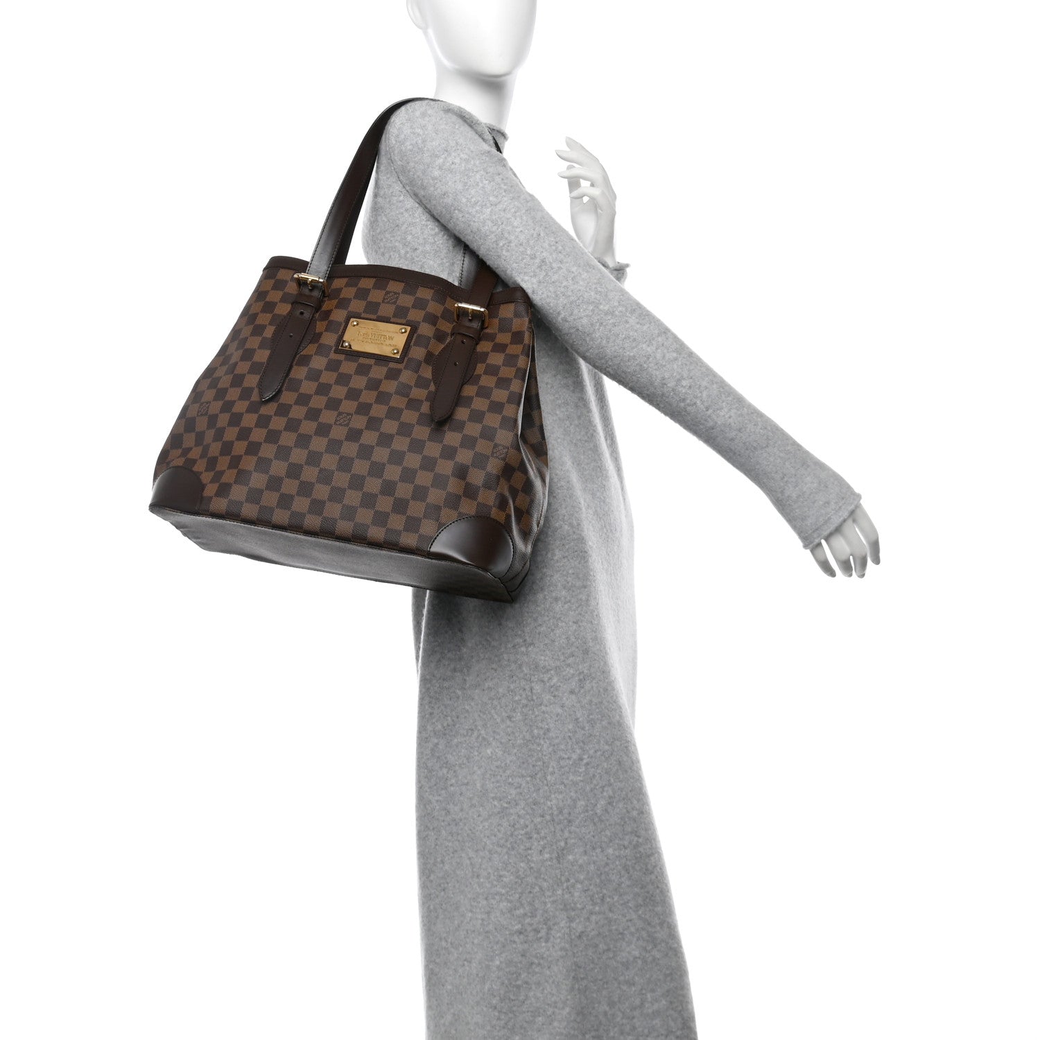 Louis Vuitton Damier Ebene Hampstead GM 2 of 10