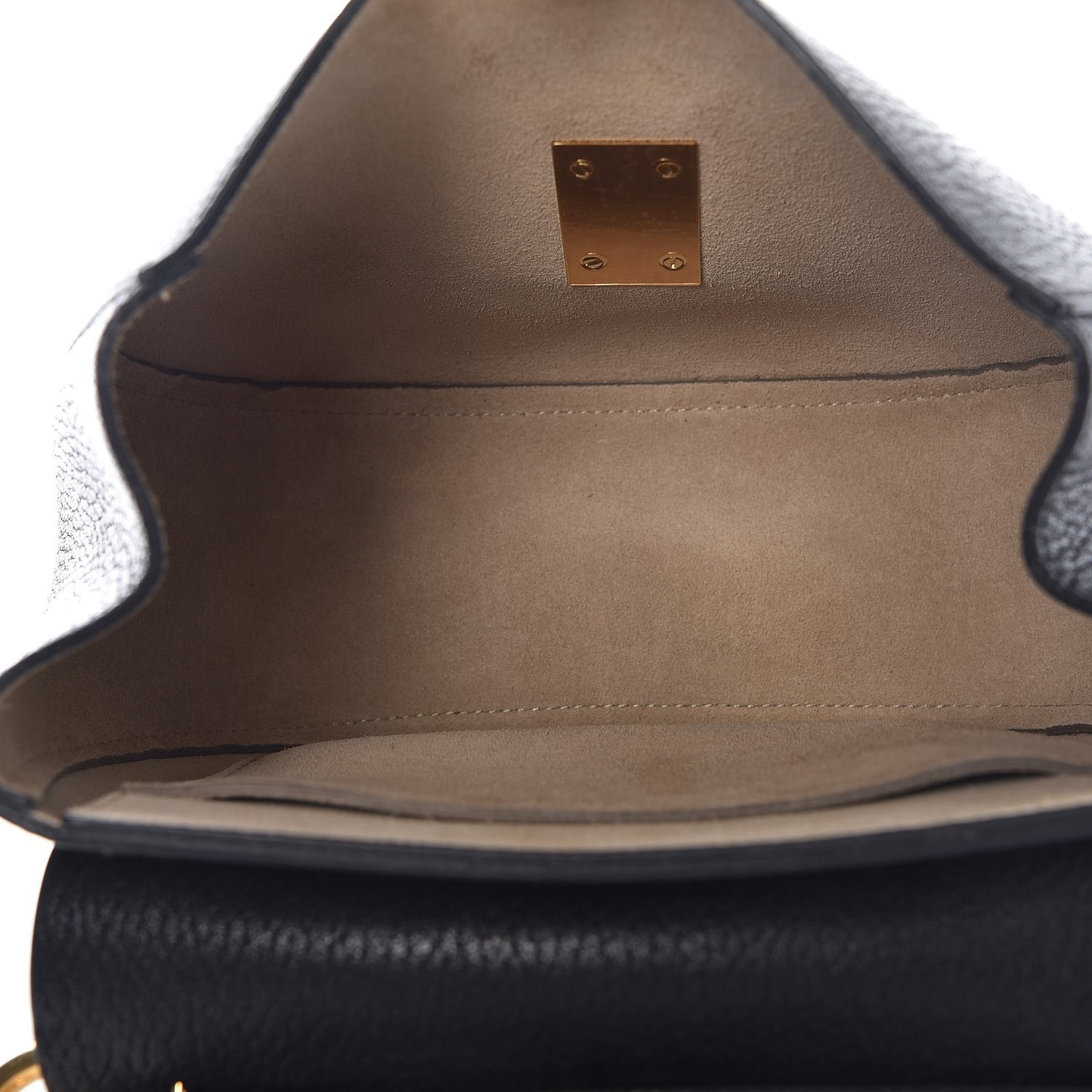 Grained Lambskin Drew Shoulder Bag Black