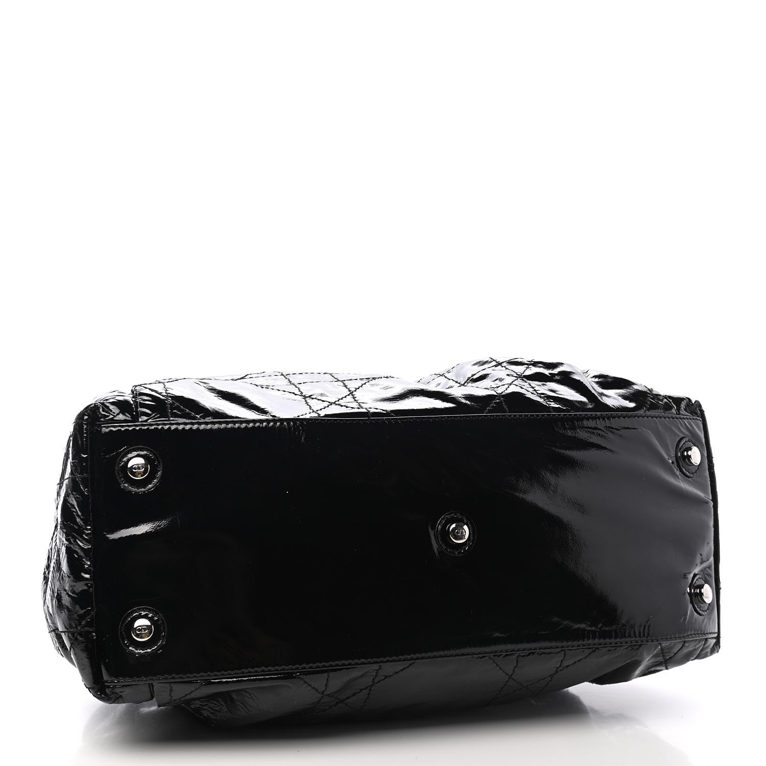 Christian Dior Patent Cannage Medium Le Trente Tote Black 3 of 8