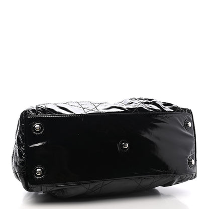 Christian Dior Patent Cannage Medium Le Trente Tote Black 3 of 8