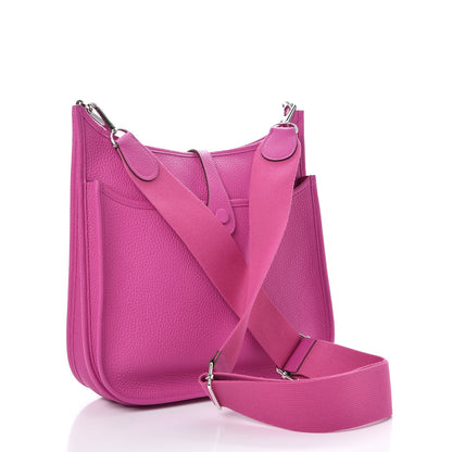 Hermes Taurillon Clemence Evelyne III PM Magnolia 3 of 8