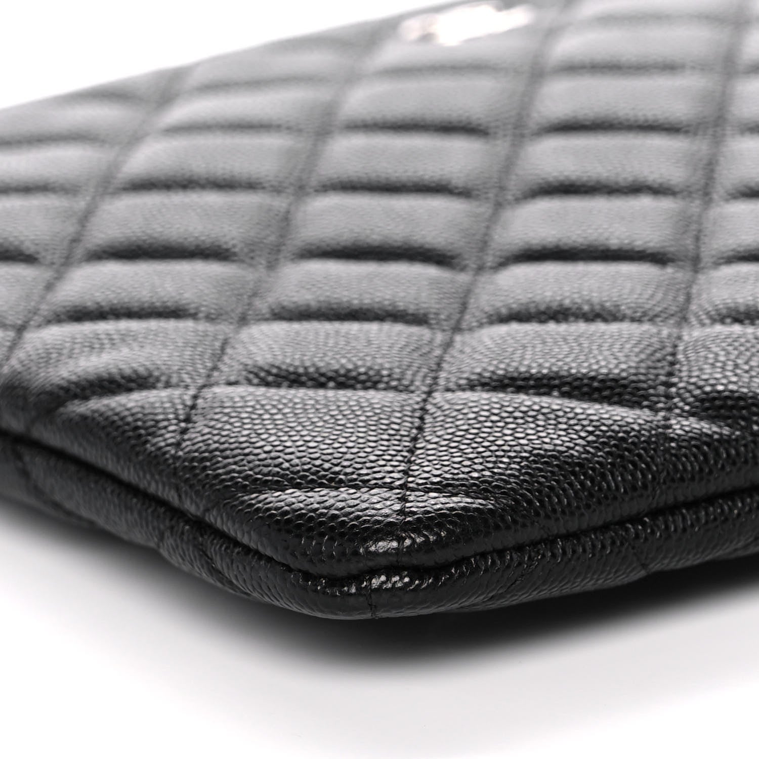 Chanel Caviar Quilted Medium Cosmetic Case Black 8 of 10