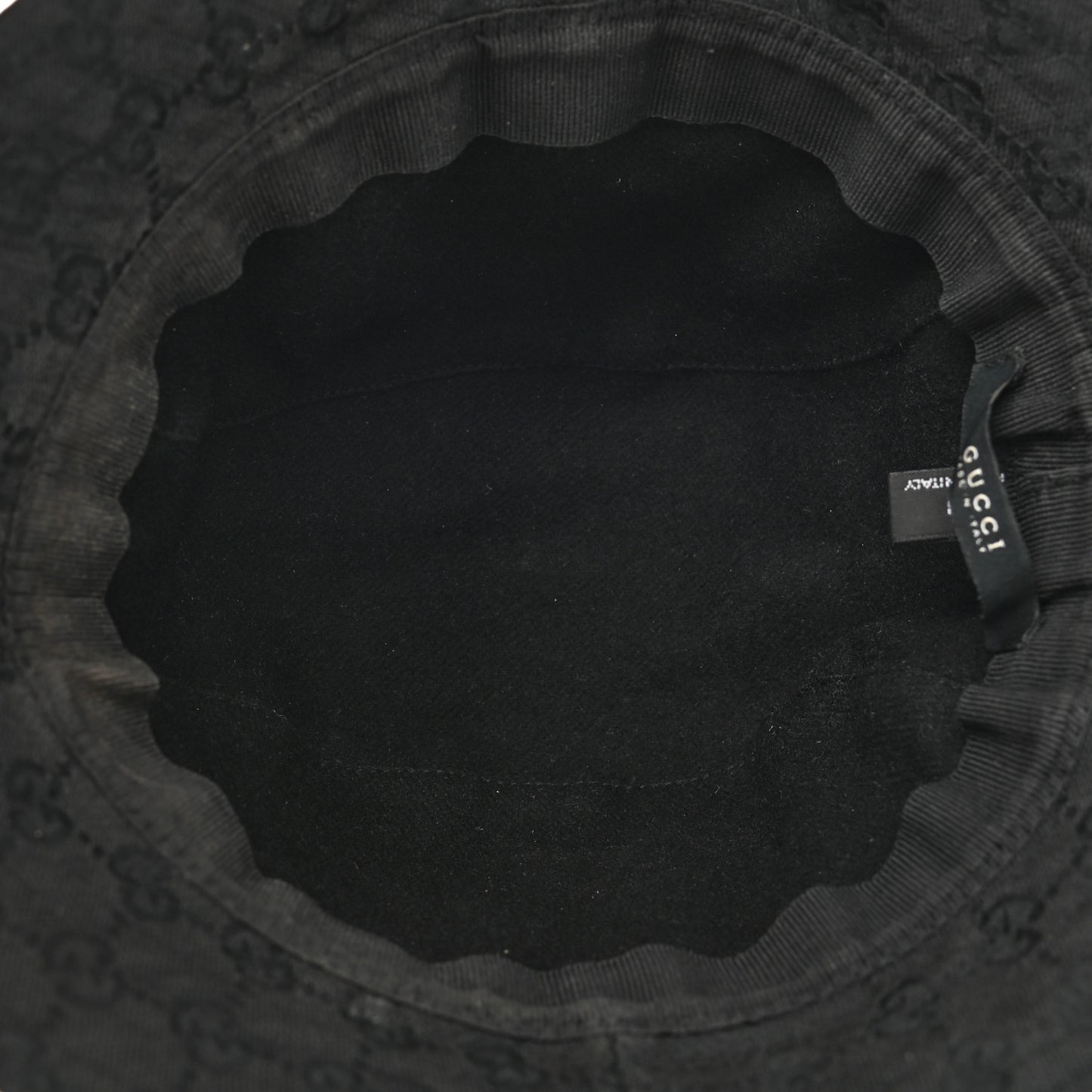 Monogram Web Bucket Hat M Black
