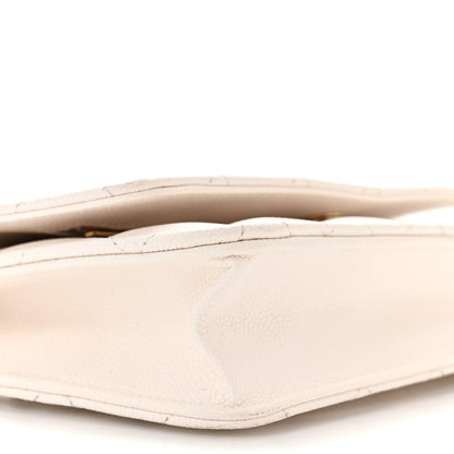 Chanel Caviar Quilted Wallet On Chain WOC White 9 of 14