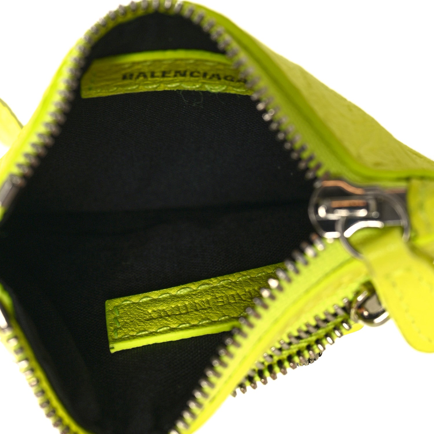 Balenciaga Agneau Arena Le Cagole Shoulder Bag XS Fluo Yellow 7 of 13