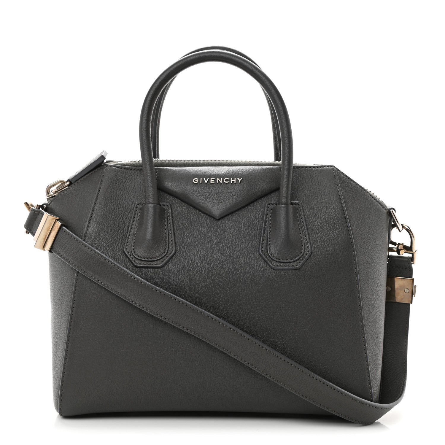 Givenchy Sugar Goatskin Small Antigona Dark Grey 1 of 11