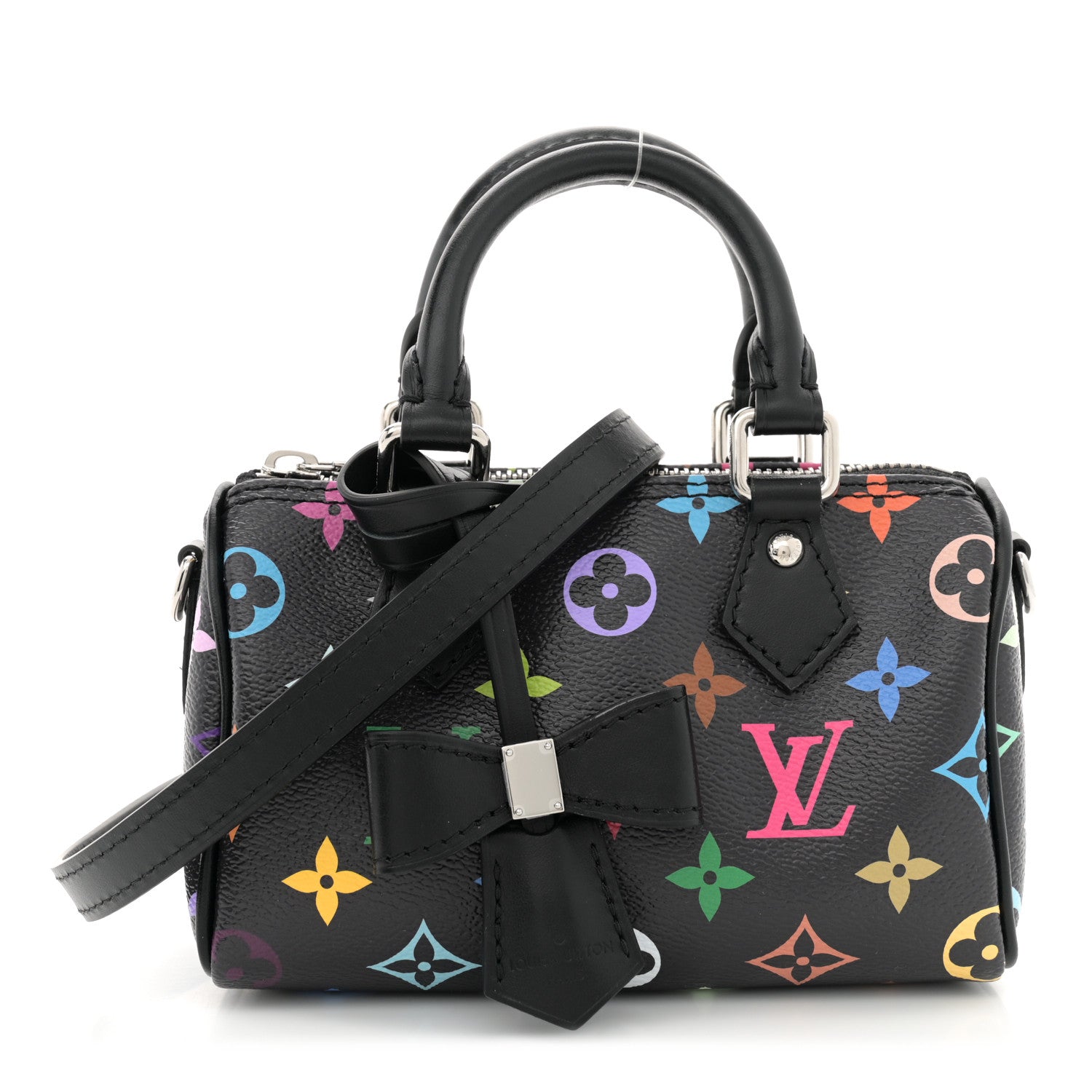 Louis Vuitton LV X TM Monogram Multicolor Nano Speedy Black 1 of 10