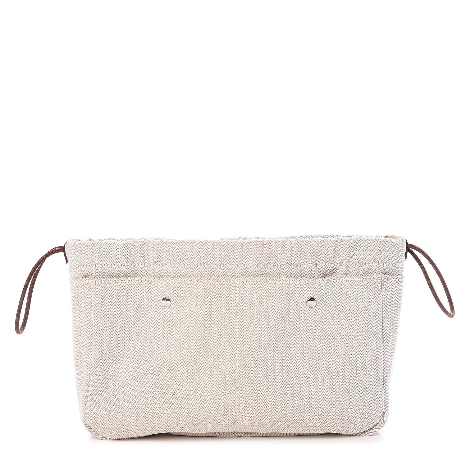 Hermes Canvas Barenia Fourbi 25 MM Pouch Naturel Fauve 1 of 10