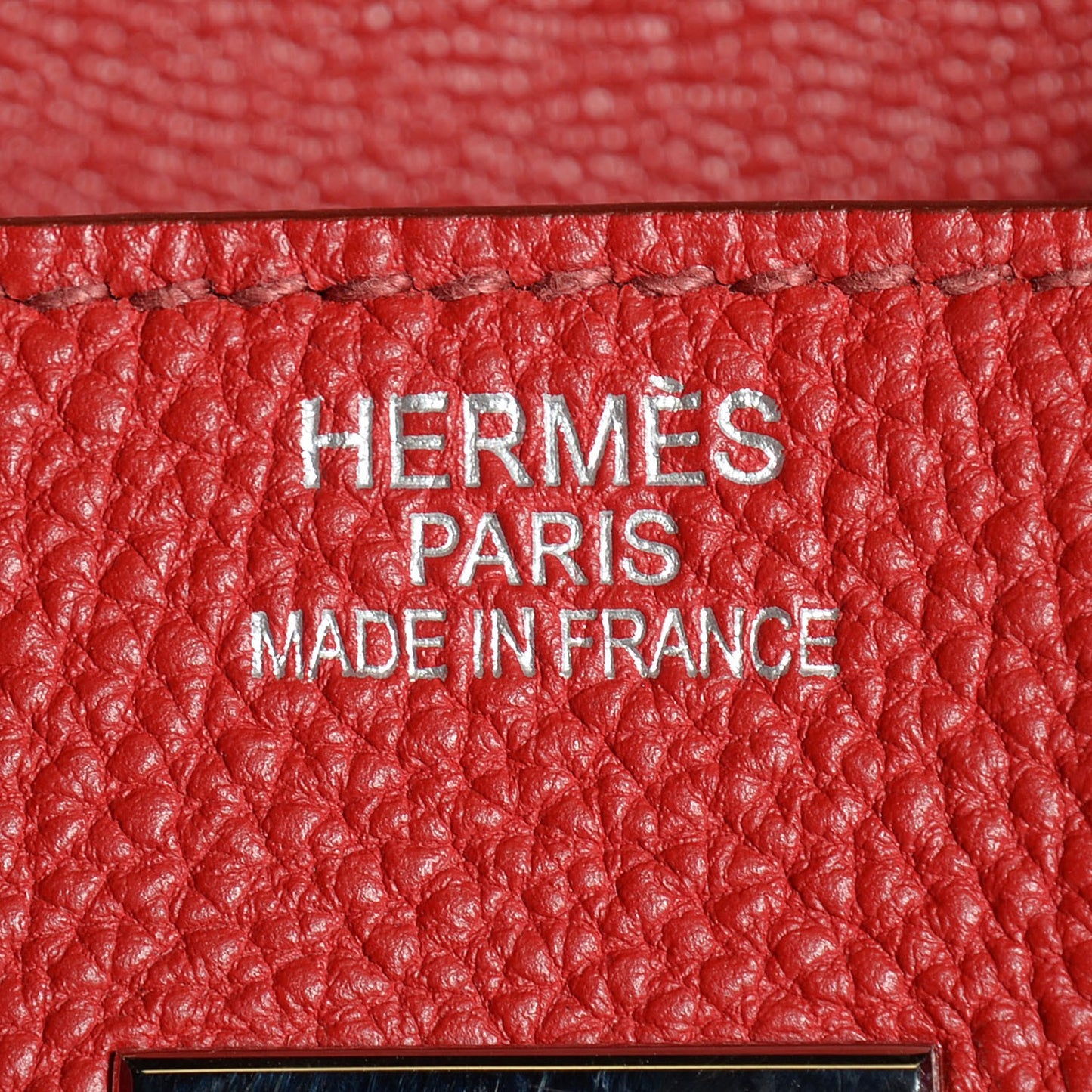 Togo Birkin 40 Rouge Garance