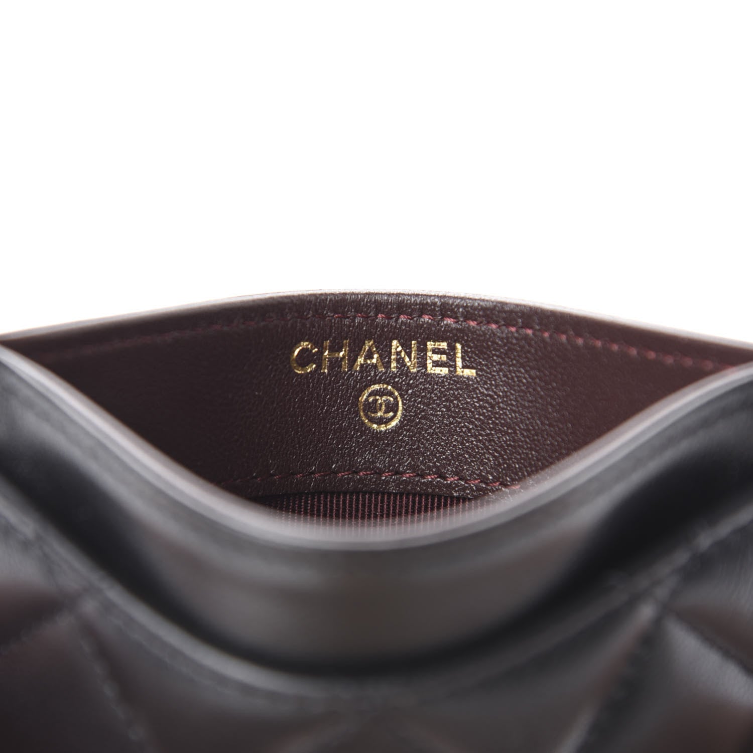 Chanel Lambskin Quilted Card Holder Black 6 of 8