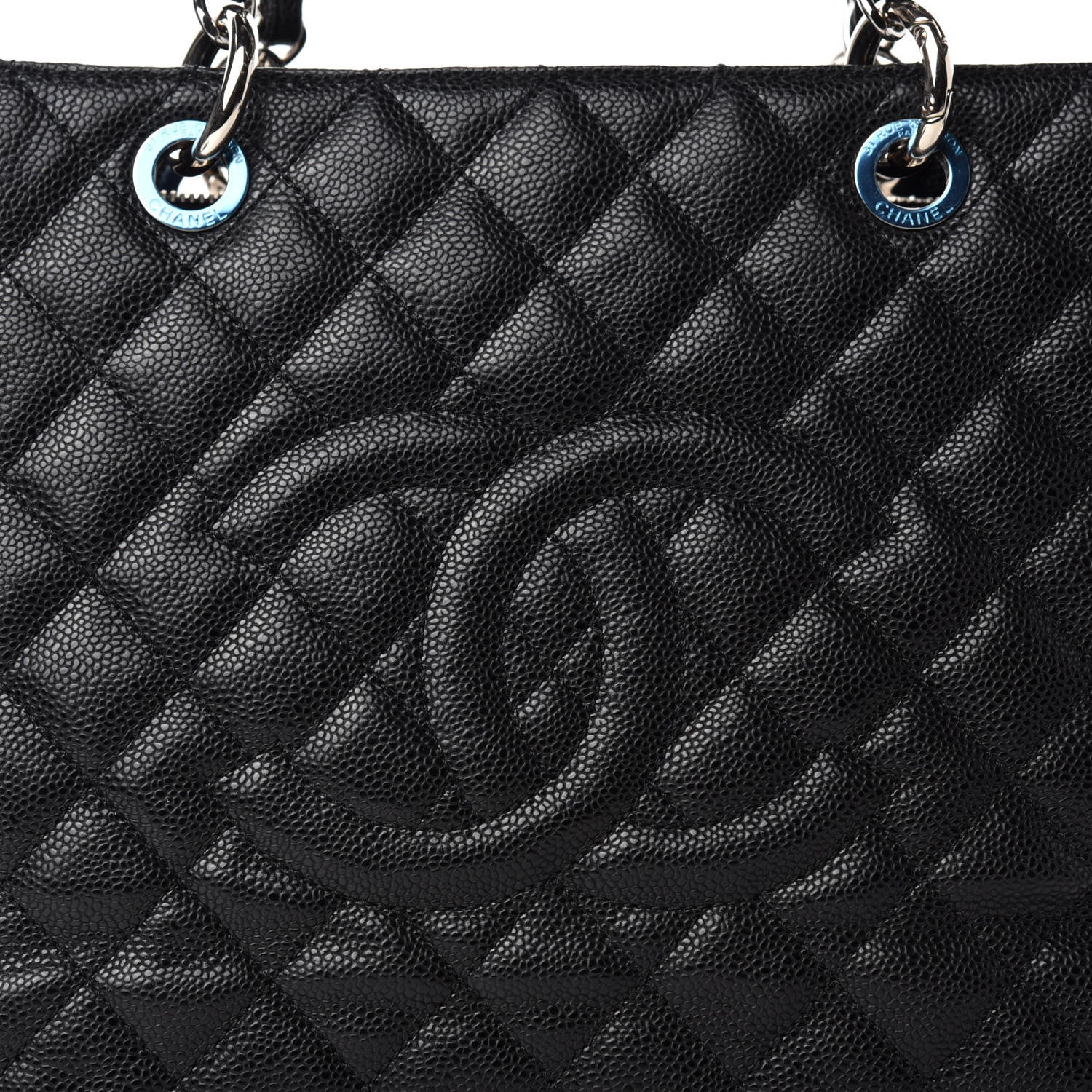 Chanel Caviar Quilted Grand Shopping Tote GST Black 10 of 10