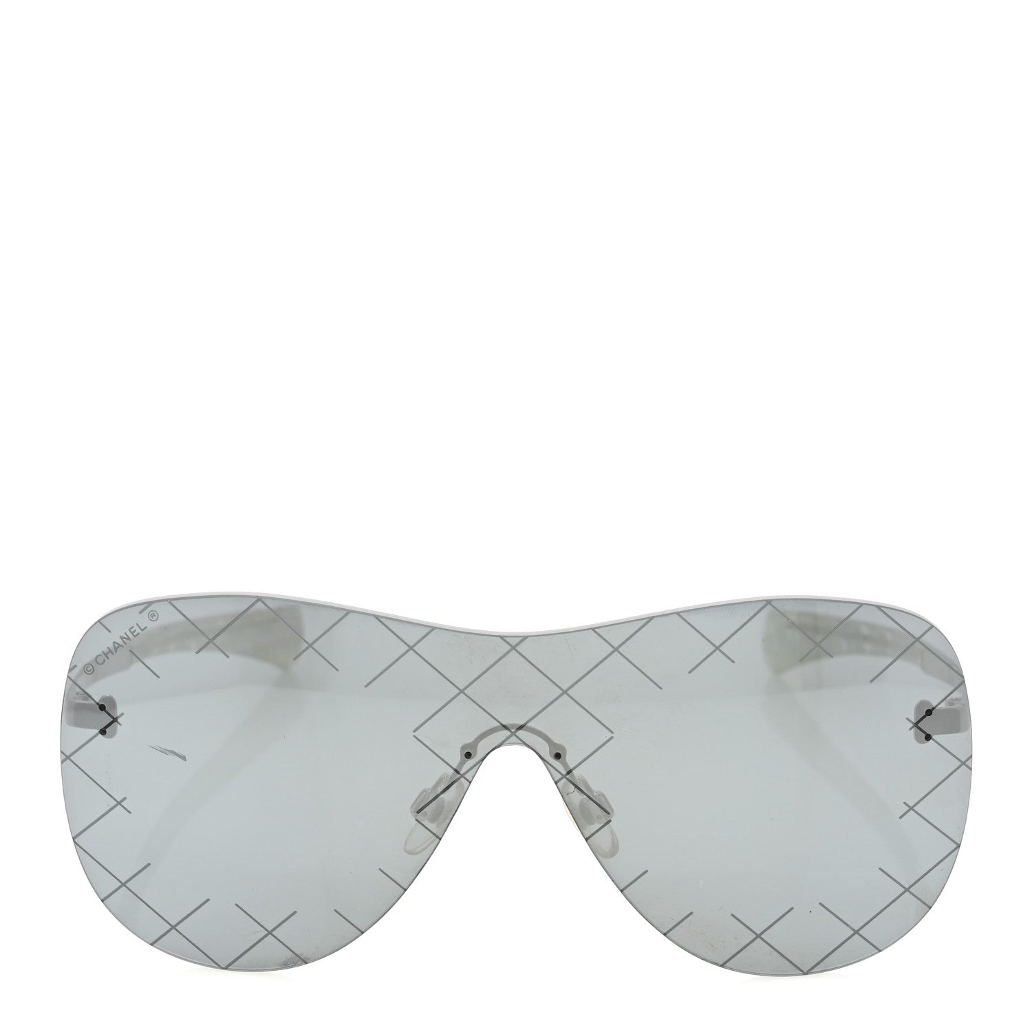 Chanel Shield Runway Sunglasses 71158 Black 2 of 8