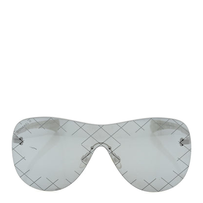 Chanel Shield Runway Sunglasses 71158 Black 2 of 8