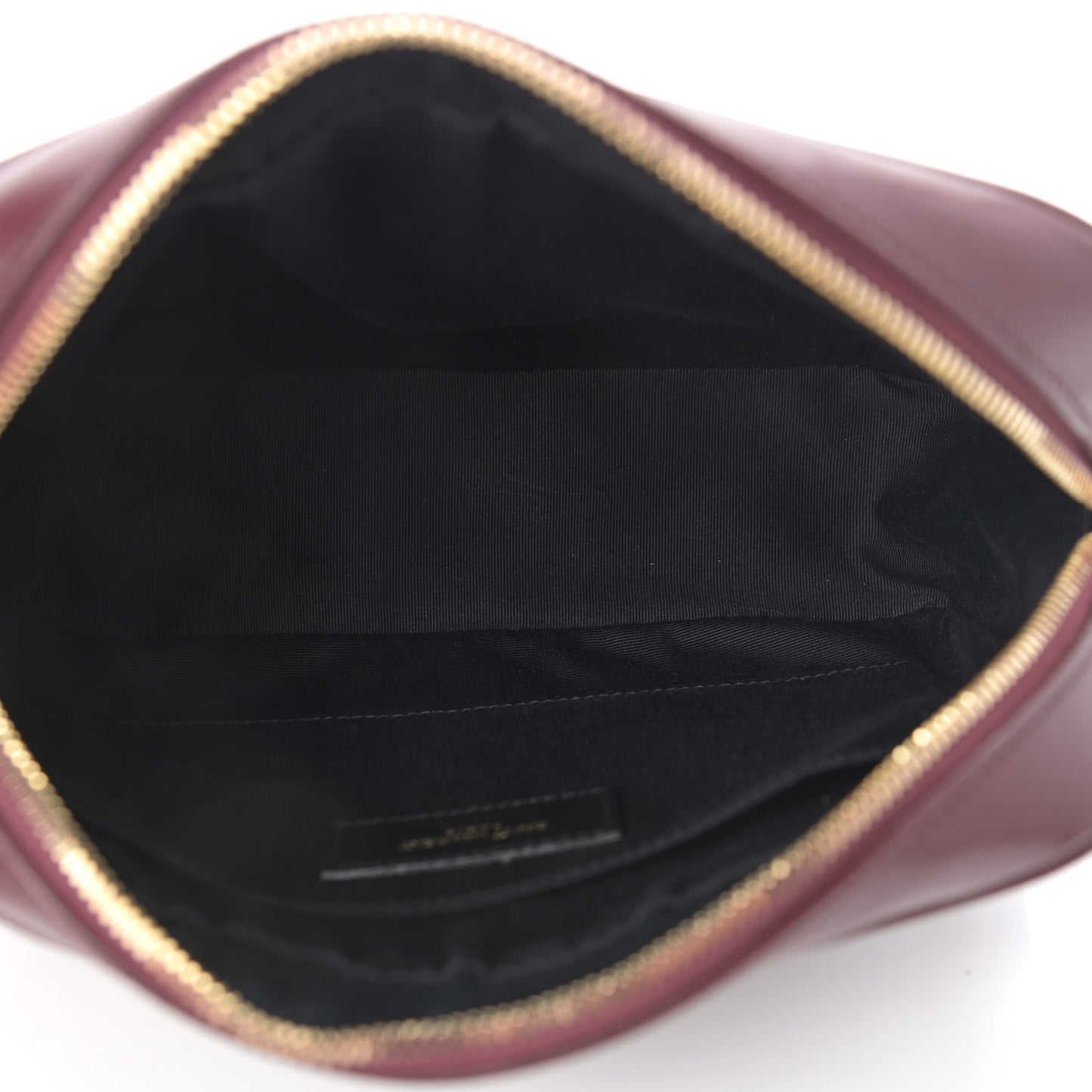 Calfskin Matelasse Monogram Lou Camera Bag Dark Legion Red