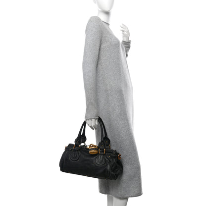 Chloe Calfskin Medium Paddington Satchel Black 2 of 10
