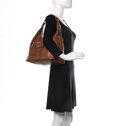 Prada Vitello Shine Hobo Palissandro 2 of 10