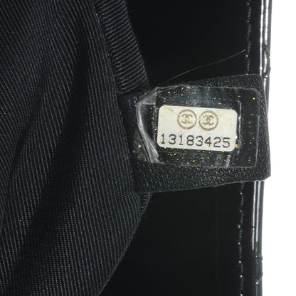 Chanel Patent Grand Shopping Tote GST Black 7 of 7